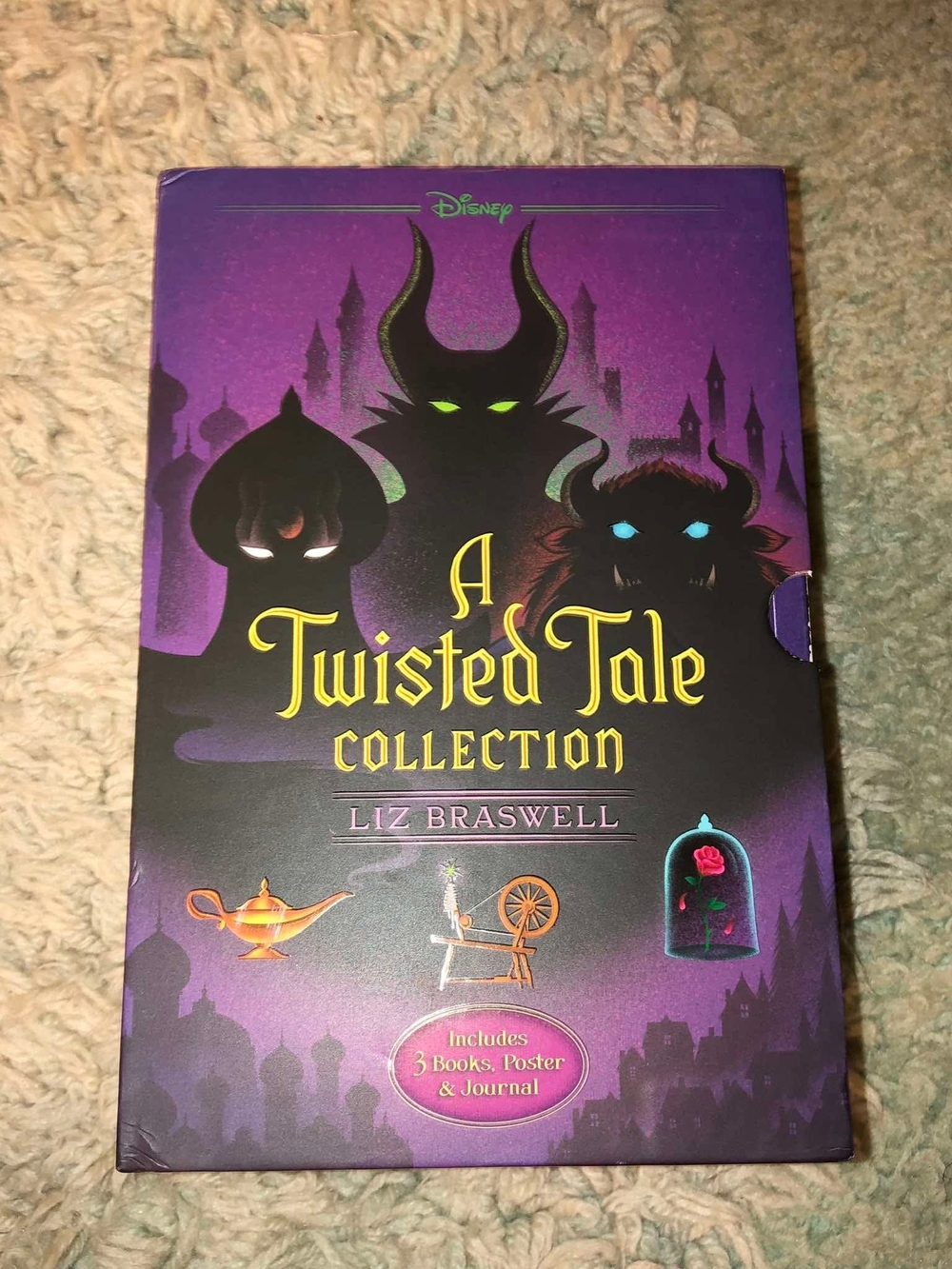 Disney A Twisted Tale Collection Box Set by Liz Braswell (3 Books + Journal)